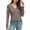 Grey, variant on EDFBUYKRS Women's Corduroy Popover Shirt with Long Sleeves, Sizes L