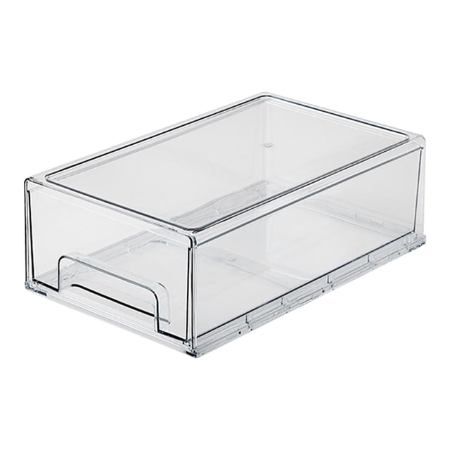 Boîte de Rangement pour Réfrigérateur de Cuisine, Boîte de Conservation Type Tiroir, Boîte de Tri Alimentaire Multi-Couches pour Réfrigérateur