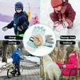 thumbnail image 3 of Kids Winter Gloves, Waterproof Ski Gloves, Warm Fleece Snowboard Gloves for Cold Weather, Snow Gloves for 4-12 Years Old Boys Girls Outdoor Sport, Cycling, Skiing, As Stocking Stuffers, 3 of 7