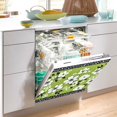 thumbnail image 2 of Yayeee Magnetic Dishwasher Cover for The Front Decoration Home Kitchen Machine Sticker Protector, Retro Floral, 2 of 6