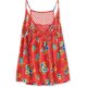 thumbnail image 2 of Aeropostale - Camiseta sin mangas con espalda cruzada y malla floral para mujer, rojo, extragrande Aeropostale Camiseta sin mangas, 2 of 2