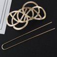 thumbnail image 3 of 2 piezas de jaula para moños vintage, soporte para moños, palitos para el cabello, accesorios para el cabello para mujeres, 3 of 7
