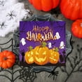 thumbnail image 5 of Purple Pumpkin Disposable Tissues, Halloween Themed Soft Skin Friendly Party Supplies, Pack of 20, Ideal for Spooky Holiday Parties and Home Decor, 5 of 6