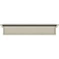 thumbnail image 4 of Ekena Millwork 72" Bottom Width x 75.875" Top Width x 7.25"H x 1"P Traditional Crosshead with Trim, 4 of 11