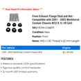 thumbnail image 2 of Front Exhaust Flange Stud and Nut - Compatible with 2001 - 2003 Workhorse Custom Chassis W22 8.1L V8 GAS 2002, 2 of 2