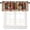 Ethnic-2, variant on Vintage Boho Floral Kitchen Curtain Valance Persian Tribal Ethnic Floral Textured Pattern Abstract Curtain Valance Bedroom Home Decor 54"x18"