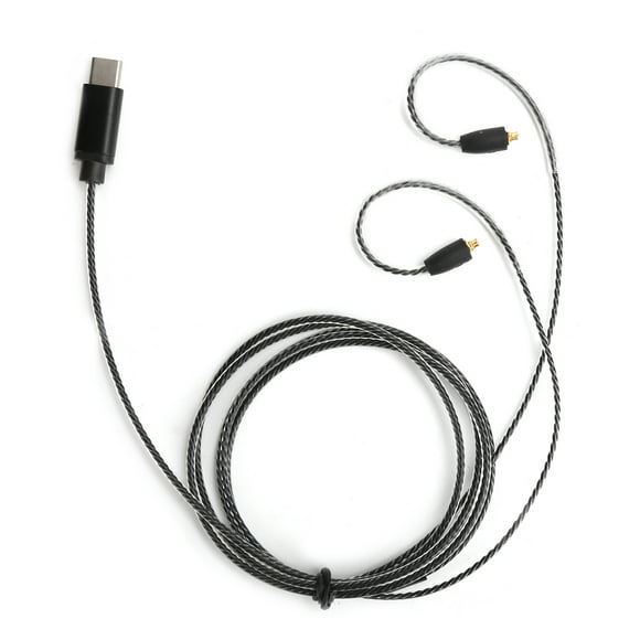 ZOUSSIQI MMCX Earphone Cable TypeC Fit for Shure SE215/SE315/SE425/SE535/SE846 Headphone EL225#52723