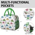 thumbnail image 6 of Womens White Dinosaurs Plants Pattern Lunch Box for Work,Insulated Lunch Bag for Women,Loncheras Para Mujer,Leakproof Adult Lunch Bag for Work,Beach,Travel,Picnic,Camping, 6 of 7