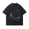 thumbnail image 2 of Gigi Perez At The Beach In Every Life Tour 2025 Distressed Washed Cotton Oversized Tee Vintage Streetwear Short Sleeve Relaxed Unisex Fit, 2 of 3