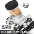 VEVOR GOKART Brake Master Cylinder Kit for 150cc Go Kart Hydraulic