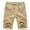 Khaki, variant on Jophufed Men's Pants Casual Drawstring Beach Shorts With Elastic Waist And Pockets Shorts Pants