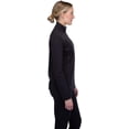 thumbnail image 4 of Spyder Women's Baselayer 1/4 Zip Top - Color Black - Size: M, 4 of 7