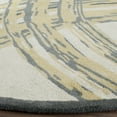 thumbnail image 3 of SAFAVIEH Martha Stewart Trudi Abstract Area Rug, Cement, 6' x 6' Round, 3 of 8