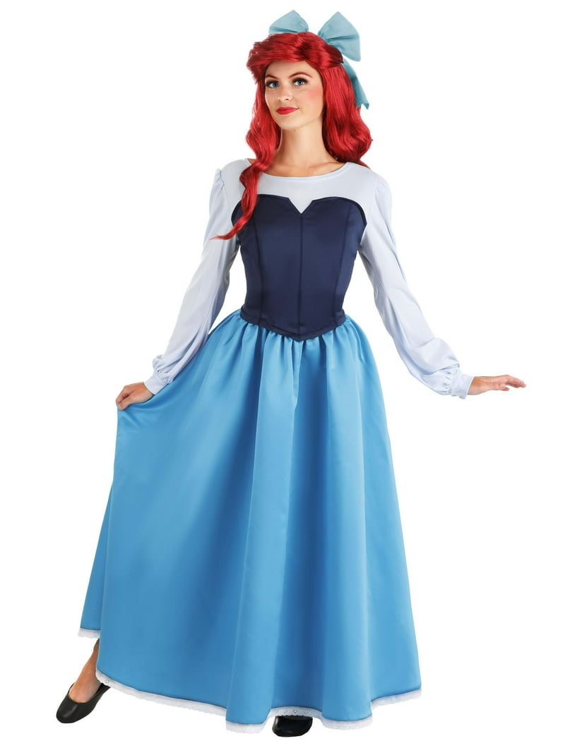 Disney Women's The Little Mermaid Ariel Blue Dress Costume
