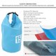 thumbnail image 4 of Bolsas Impermeables para Nadar Bolsa Seca Impermeable de 15 L Bolsa de Almacenamiento en Seco de PVC Plegable Portátil con Correa para el Hombro para Nadar Rafting Acampar ANGGREK  Otros, 4 of 8