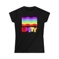 thumbnail image 3 of Unity LGBT Love Live Be Happy Love Print LGBT Equality Womens Shirts, 3 of 8