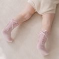 thumbnail image 6 of RFQWOVSR Baby Girls' Ruffle Bow Knee High Socks with Non-Slip Design, 6 of 6