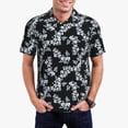 thumbnail image 1 of Fotbe Flower Camiseta Polo de Golf para Hombre con Estampado – Camisa Deportiva Transpirable con Cuello Abotonado-4X-Large, 1 of 6
