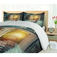 thumbnail image 5 of Ambesonne Fantasy Duvet Cover Sets, Magic Book and Animals, 2-Queen, Teal and Yellow, 5 of 7