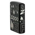 thumbnail image 3 of Zippo 48908 Flame Sleek Matte Black Refillable Windproof Lighter, 3 of 6