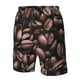thumbnail image 4 of Balery Coffee Bean Traje de Baño Estilo Hawaiano para Hombre, Shorts de Secado Rápido con Bolsillos-XX-Large, 4 of 6