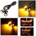 thumbnail image 3 of 2 Pieces Tiny Amber LED Car Motorcross Turn Signals Indicators License Bulb, 3 of 11