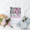 thumbnail image 6 of Motherhood Coquette Pink Bow T-Shirt, Retro Checkered White Tee for Sassy and Stylish Moms, 6 of 7