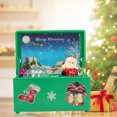 thumbnail image 4 of Caja De Música, Caja De Música De Papá Noel, 7 Canciones, Elevación Eléctrica Verde Ornamental Para Juguetes De Niños ANGGREK Otros, 4 of 8