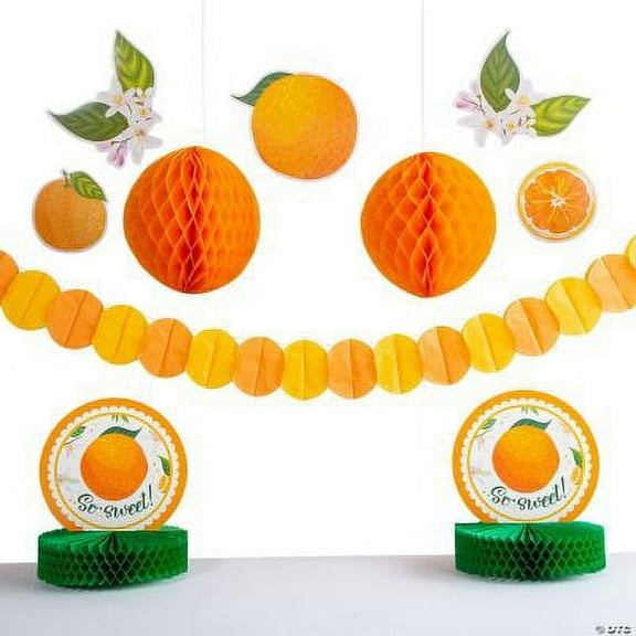 Little Clementine Party Decorating Kit, Birthday, Party Decor, 10 Pieces