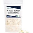 thumbnail image 1 of Zatural RAW Manteca de Cacao Desodorizada Grado Alimenticio | puro prensado | Loción DIY Crema Corporal Base de Brillo de Labios. (Obleas desodorizadas de 16 onzas), 1 of 5