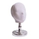 thumbnail image 5 of Cabeza de maniquí elegante, soporte para sombreros, expositor de gorras Base baja de plata, 5 of 9
