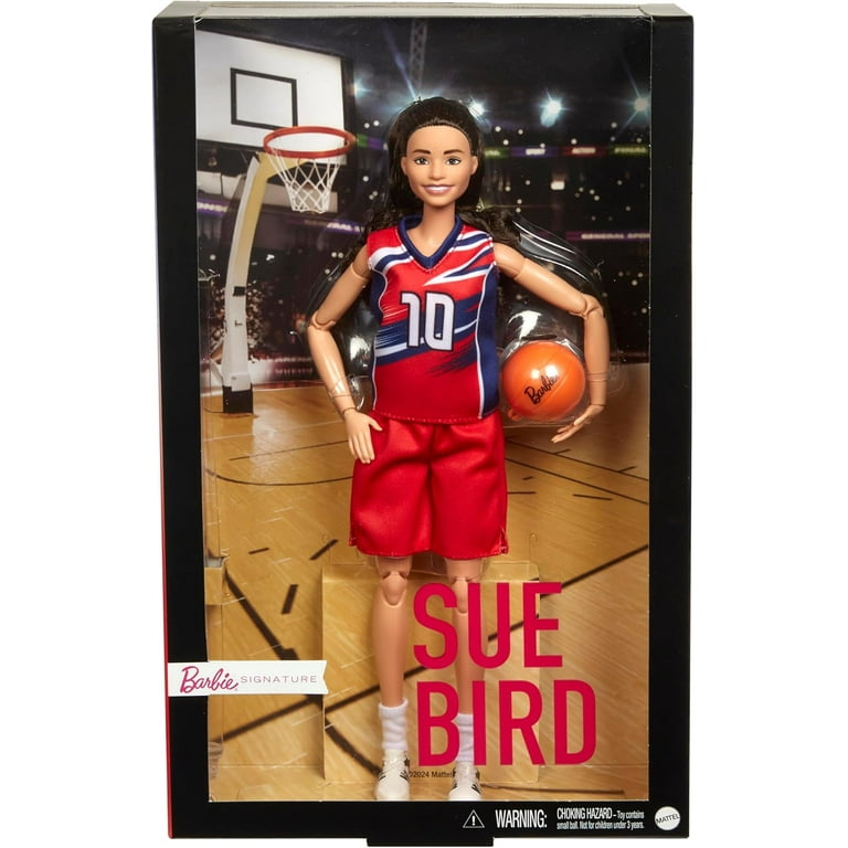 Barbie Signature Sue Bird Doll with No. 10 Uniform Mattel HJW97 Barbie Signature Sue Bird Doll with No. 10 Uniform Mattel HJW97