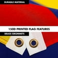 thumbnail image 4 of G128 Combo Pack: 6 Ft Tangle Free Spinning Flagpole (Silver) & Venezuela Flag 3x5 Ft Printed 150D Polyester, Brass Grommets (Flag Included) Aluminum Flag Pole, 4 of 9