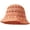 Orange, variant on Bucket Hat for Women Crochet Wide Brim Sun Protection Hat Cutout Foldable Packable Knitted Beach Hat