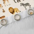 thumbnail image 4 of Homewish Elephant Giraffe Zebra Curtains Pack of 2 (42x84 Each) for Boys Girls,Jungle Animal Curtains Blackout,Woodland Wildlife Bedroom Curtains,Luxury Bedroom Decor, 4 of 6