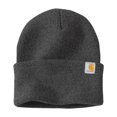 thumbnail image 1 of Gorro Carhartt de punto con puños para hombre Coal Heather, 1 of 1