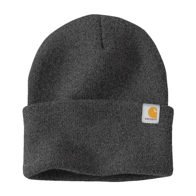 Gorro Carhartt de punto con puños para hombre Coal Heather