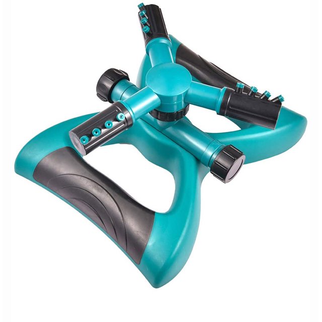 Rociador de césped Rociadores de agua de jardín ajustables giratorios de 360 grados Sistema automático de riego de césped para patio al aire libre que WD.WDQZL Hogar