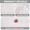 thumbnail image 2 of 56-58cm hat circumference cute strawberry female fisherman hat foldable outdoor sunscreen basin hat - Beige white, 2 of 5