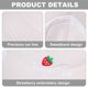 thumbnail image 2 of Sombrero de pescador plegable con forma de fresa para mujer, con circunferencia de 56 a 58 cm, protector solar para exteriores, 2 of 5