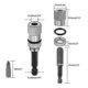thumbnail image 4 of Bit Holder With Depth Stop And Ring Magnet, 2 Pieces 1/4 Inch Bit Holder, Magnetic Bit Holder With, 4 of 5