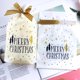 thumbnail image 5 of 10 bolsas rectangulares de caramelos de plástico para Navidad con cintas y letras de cuerda, 5 of 5