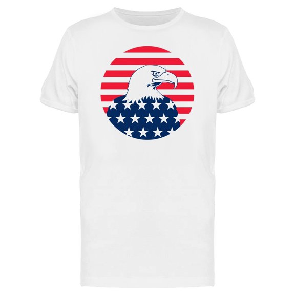 Striped Bald Eagle Tee Men's -Image by Shutterstock