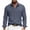 Navy, variant on Shirts for Men Casual Lapel Collar Button Down V Neck Long Sleeve Work Shacket with Double Chest Pockets Navy 3XL