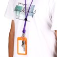 thumbnail image 7 of Uxcell Neck Lanyard with Hook, Badge Lanyards Adjustable Long Strap Holder Keychains Purple, 7 of 7