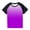 Purple, variant on Lilgiuy Baseball Shirt for Toddler Boys Girls Raglan T-Shirt Summer Casual Gradient Short Sleeve Round Neck Breathable Soft Blouses Tops for Sport School Outdoor Activities (Blue,3-4 Years)