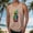 Khaki, variant on SGFCWSX Men's Tank Tops Graphic Print Sleeveless Shirts Breathable Lightweight Beachwear for Vacation Casual Wear Black Size 2XL