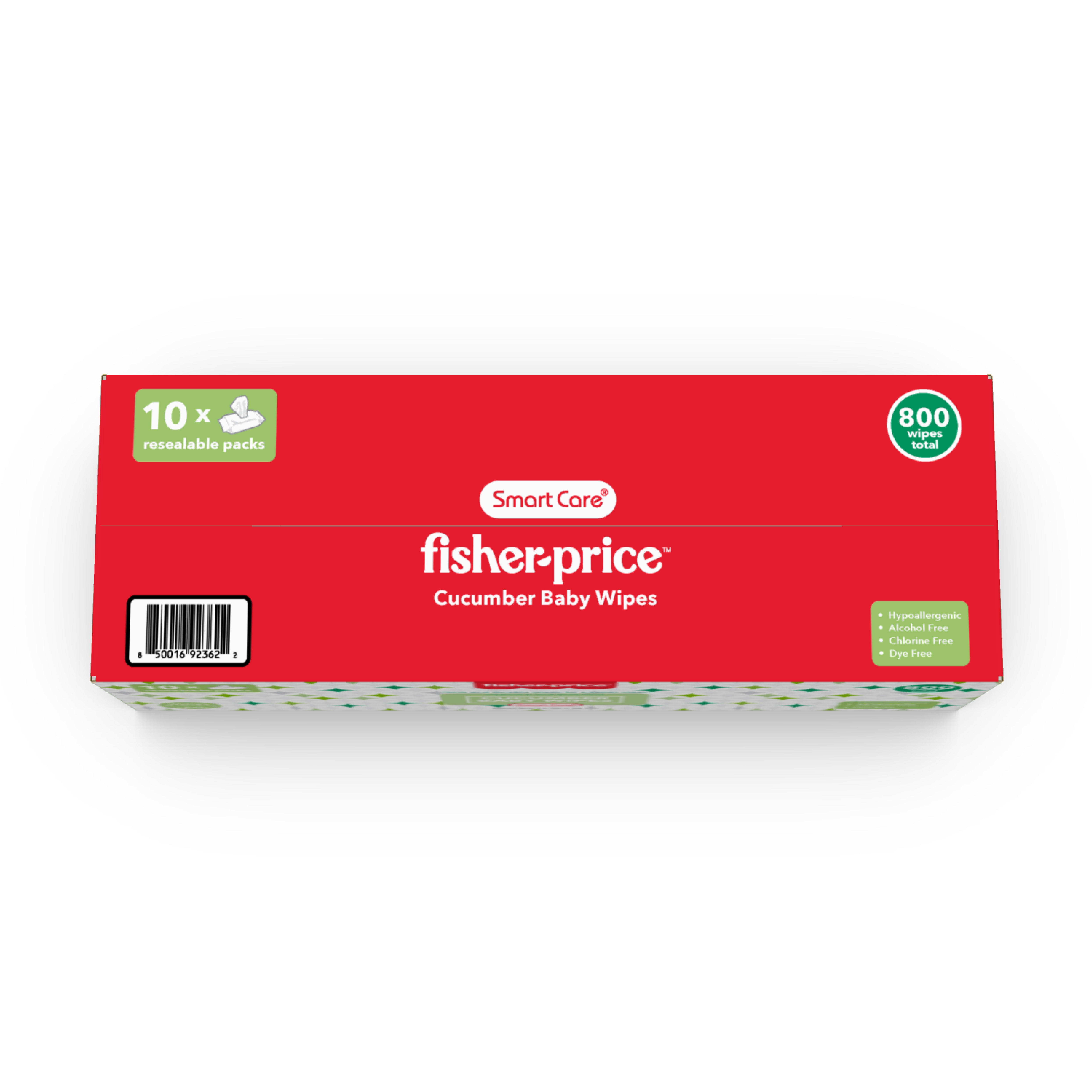 Fisher-Price Cucumber Wipes 800 ct