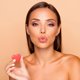 thumbnail image 3 of 4pcs Empty Inner Mirror Eyeshadow Box Heart Shaped Lipstick Container Cosmetics Cases, 3 of 4