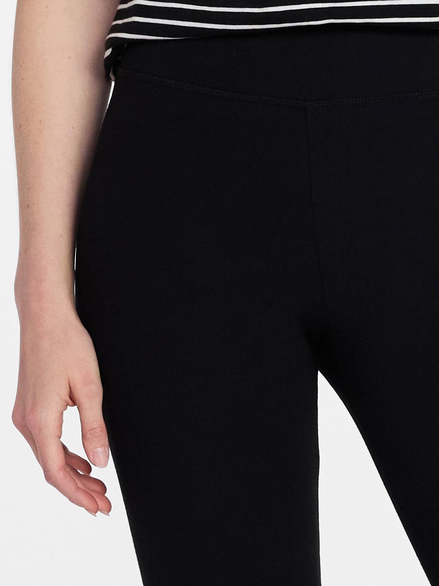 Time and Tru Women's Ankle Length Knit Leggings, 27" Inseam, XS-XXXL